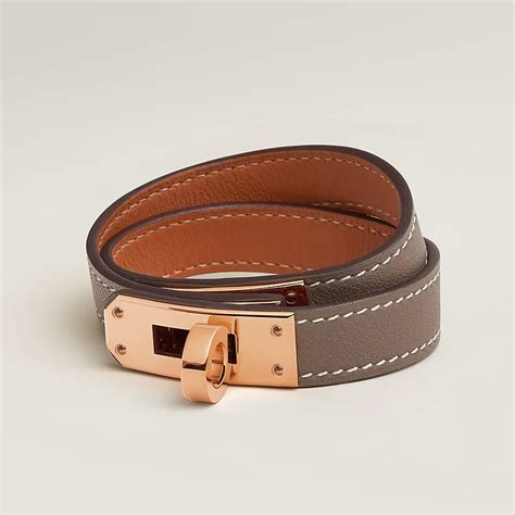 bracelet double tour hermès|hermes bracelet leather price.